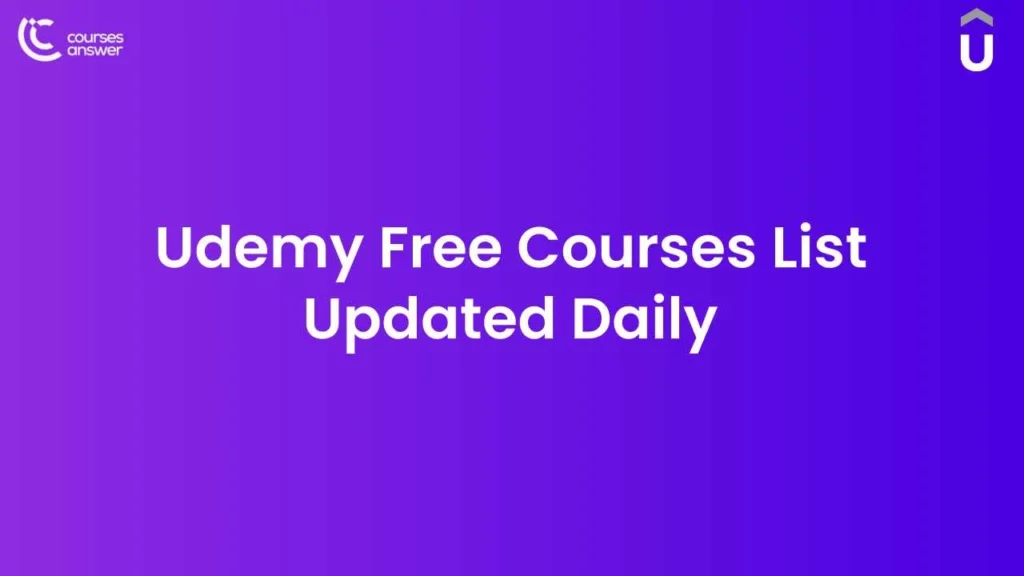 Udemy Free Courses Today’s List