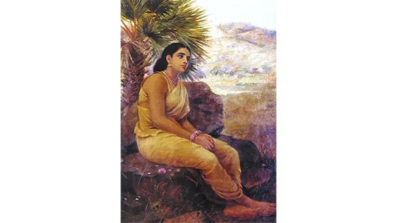 This is a painting by which famous Indian? Abanindranath Tagore, Nandalal Bose, MF Hussain, Raja Ravi Varma