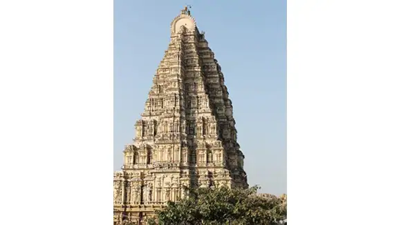 This is the Virupaksha Temple in which UNESCO World Heritage Site? - Hampi, Pattadakal, Khajuraho, Ahmedabad