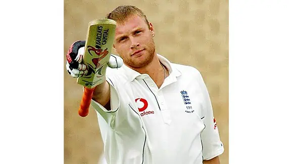 What is the nickname of former international cricketer Andrew Flintoff? - Hughes, Freddie, Lord, Gilly