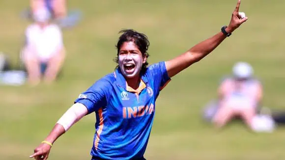 Guess this Indian cricketer who is the first woman to take 200 wickets in Women's One Day Internationals - Smriti Mandhana, Jhulan Goswami, Harmanpreet Kaur, Mithali Raj