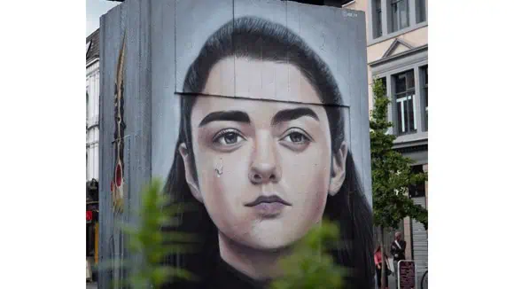 Which famous character in 'Game of Thrones' is shown here? - Cersei Lannister, Catelyn Stark, Sansa Stark, Arya Stark