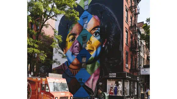 Which of these famous people from the world of music is depicted here? - Bob Dylan, Billy Joel, Michael Jackson, Usher