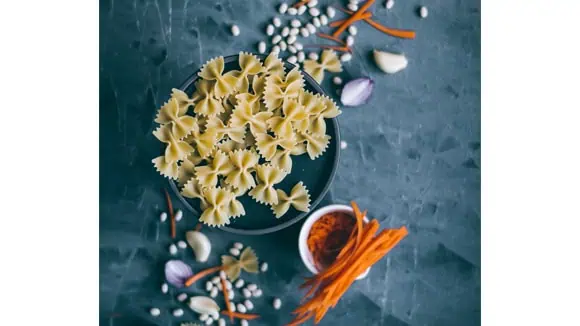 Identify this type of pasta also known as 'Bow tie pasta' - Fusilli, Penne, Tagliatelle, Farfalle